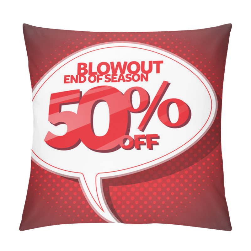 Personality  Blowout End Of Season Sale 50 Off Speech Bubble Coupon Pillow Covers