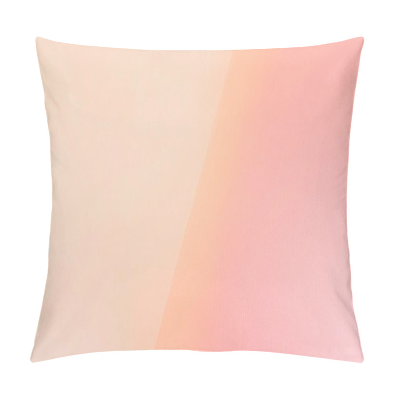 Personality  Soft Pink And Peach Gradient Minimalist Background Pillow Covers