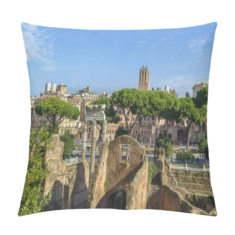 Personality  Forum Of Caesar, Rome Pillow Covers