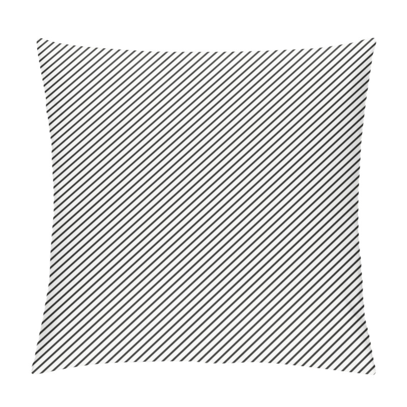 Personality  Stylish Background With Lines Of Black Flat Illustration Pillow Covers