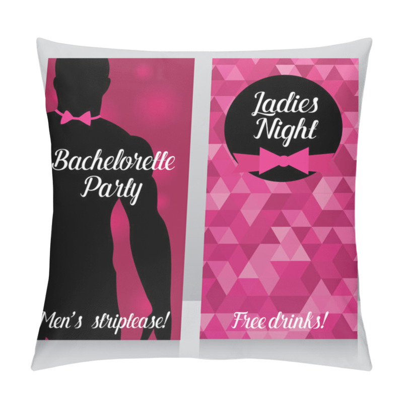 Personality  Template For Bachelorette Party Invitation Pillow Covers