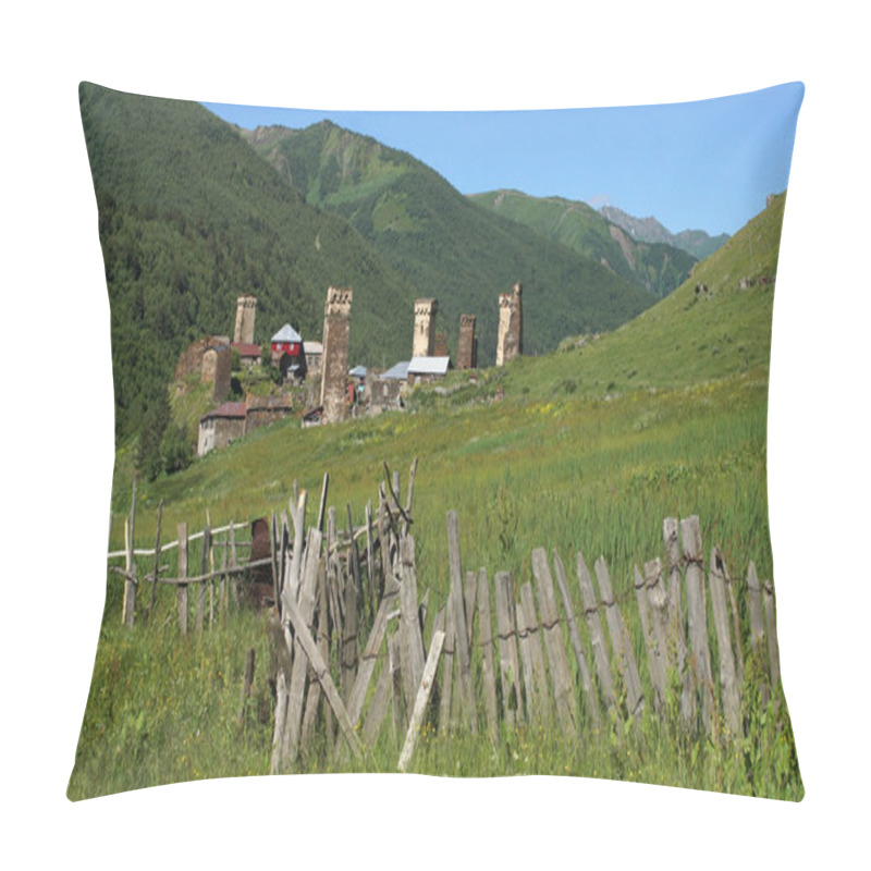 Personality  Ushguli, Georgia, Europe Pillow Covers