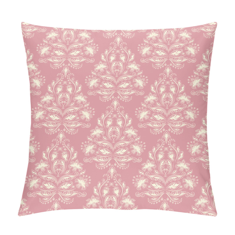 Personality  Damask Seamless Floral Pattern Pillow Covers