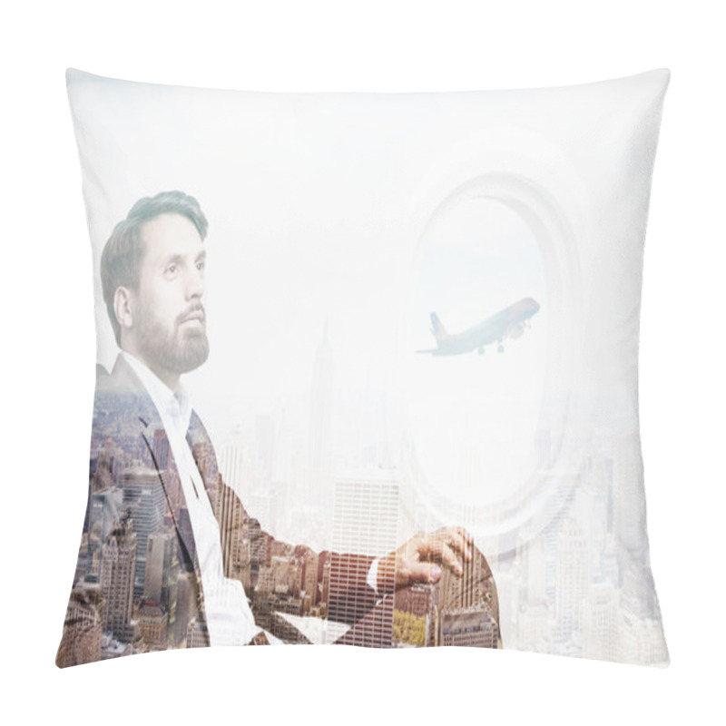 Personality  Business Trip Concept Pillow Covers