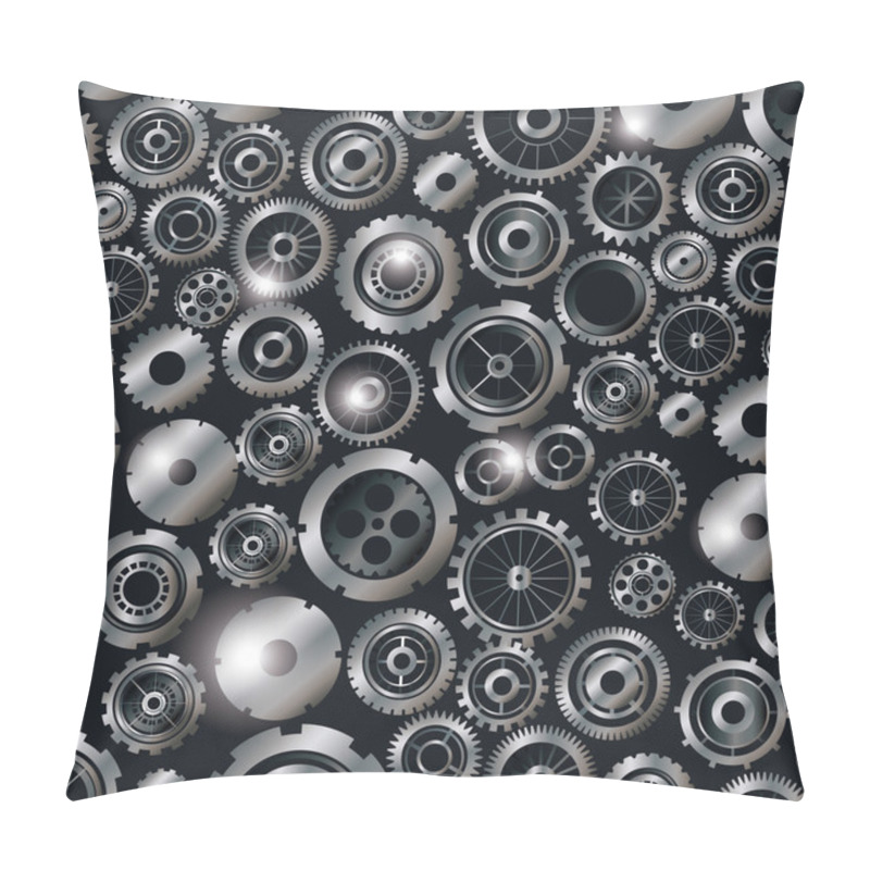 Personality  Gears Design Pillow Covers