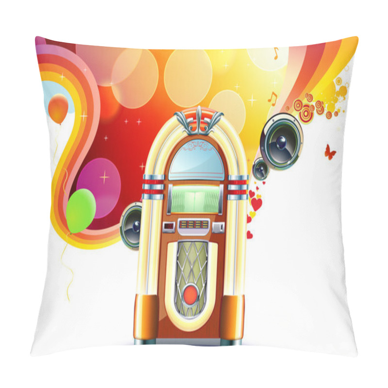 Personality  Classic Juke Box Pillow Covers