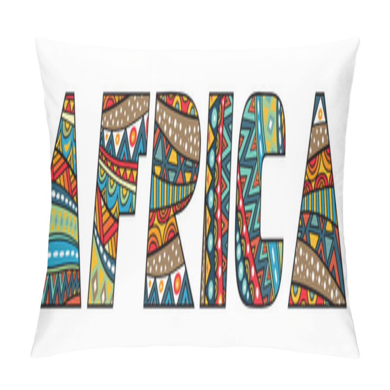 Personality  Africa Title Pillow Covers