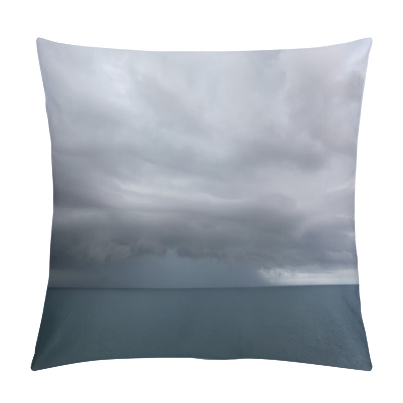 Personality  Dark Clouds Over Sea Pillow Covers