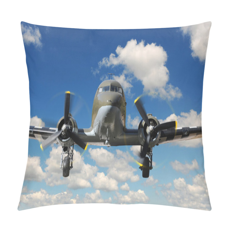 Personality  C-47 Vinteg Plane Landing Pillow Covers