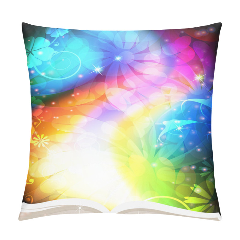 Personality  Magic Book Background Pillow Covers