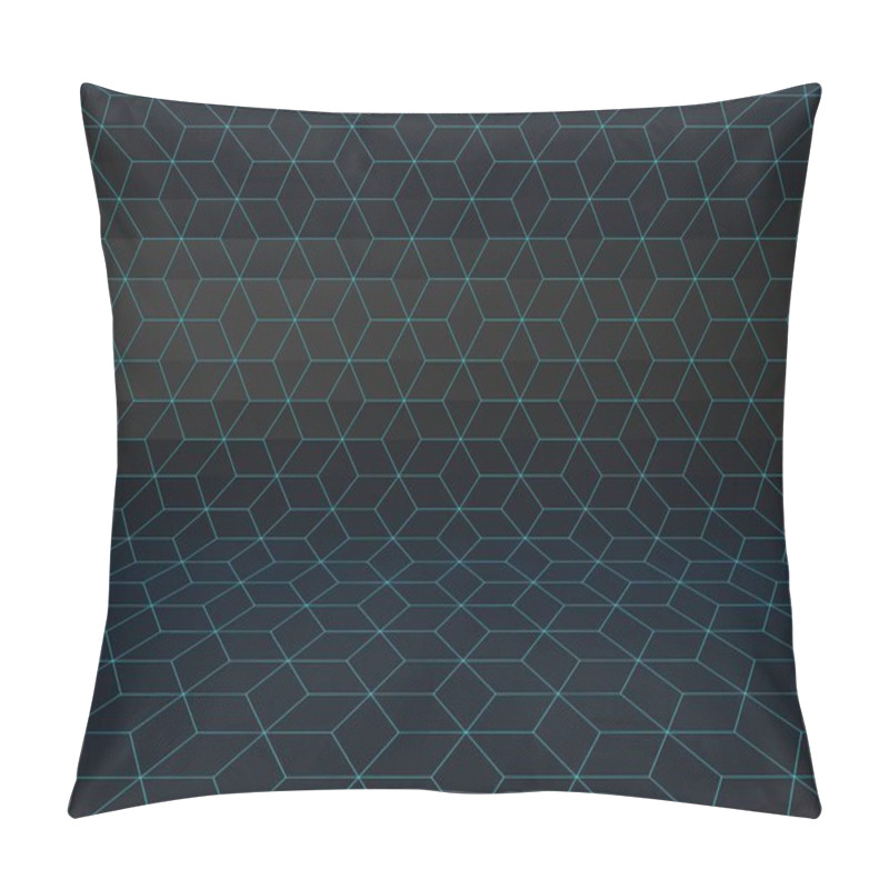 Personality  Abstract Curved Wall - Low Polygonal Background Pillow Covers