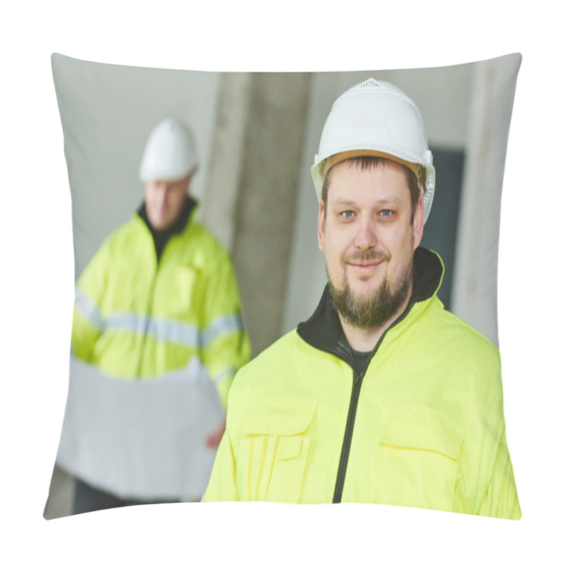 Personality  Construction Builder Worker At Site Pillow Covers