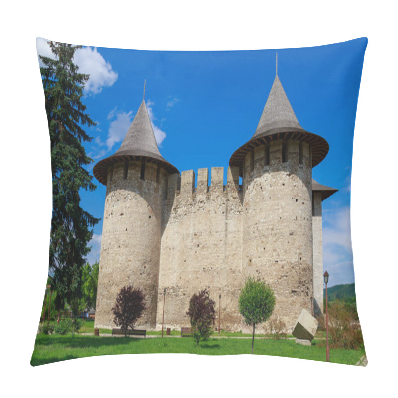 Personality  The Main Attraction For Tourists Is The City Of Soroca And The Country Of Moldova. 15th Century Fortress Built By Stefan Cel Mare. Welcome To Moldova Pillow Covers