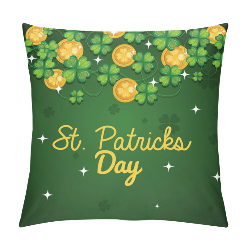 Personality  Saint Patrick Day Clover Pillow Covers