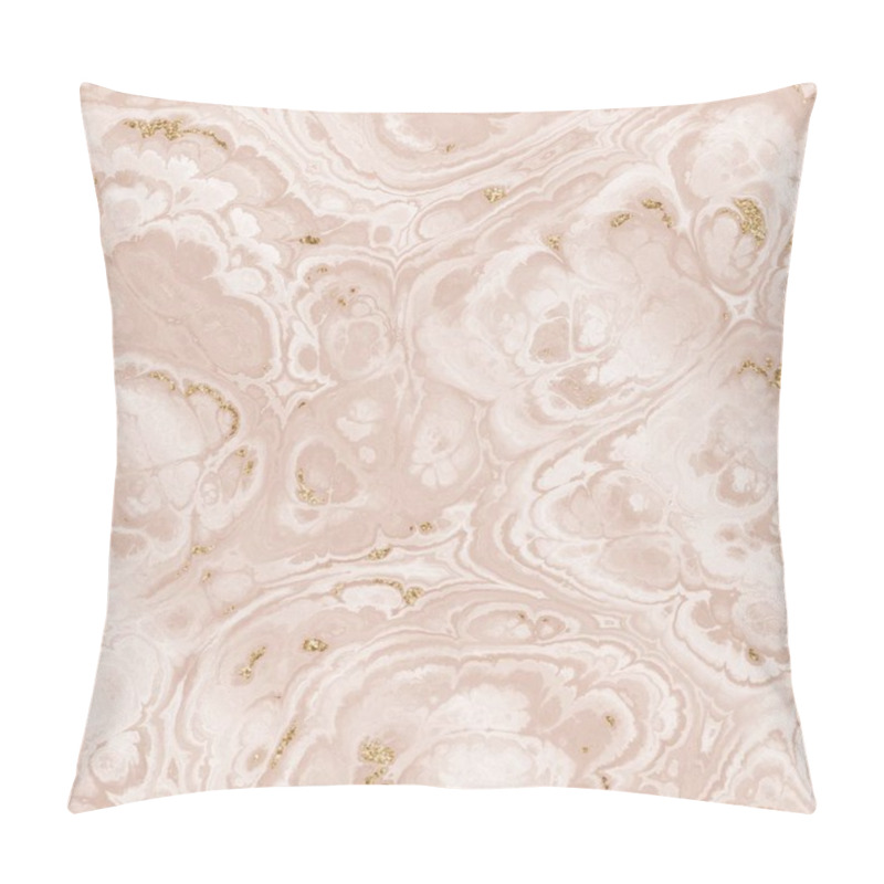 Personality  Seamless Pink Glitter Luxury Marble Pattern Design Pillow Covers