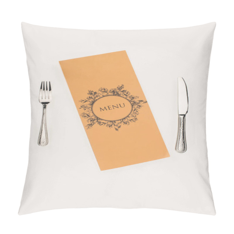 Personality  Decorative Menu And Cutlery Pillow Covers