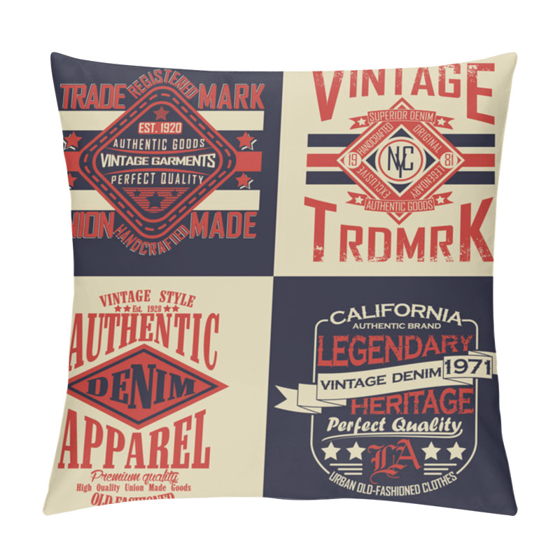 Personality  Set Of Tee Shirt Print Designs Pillow Covers