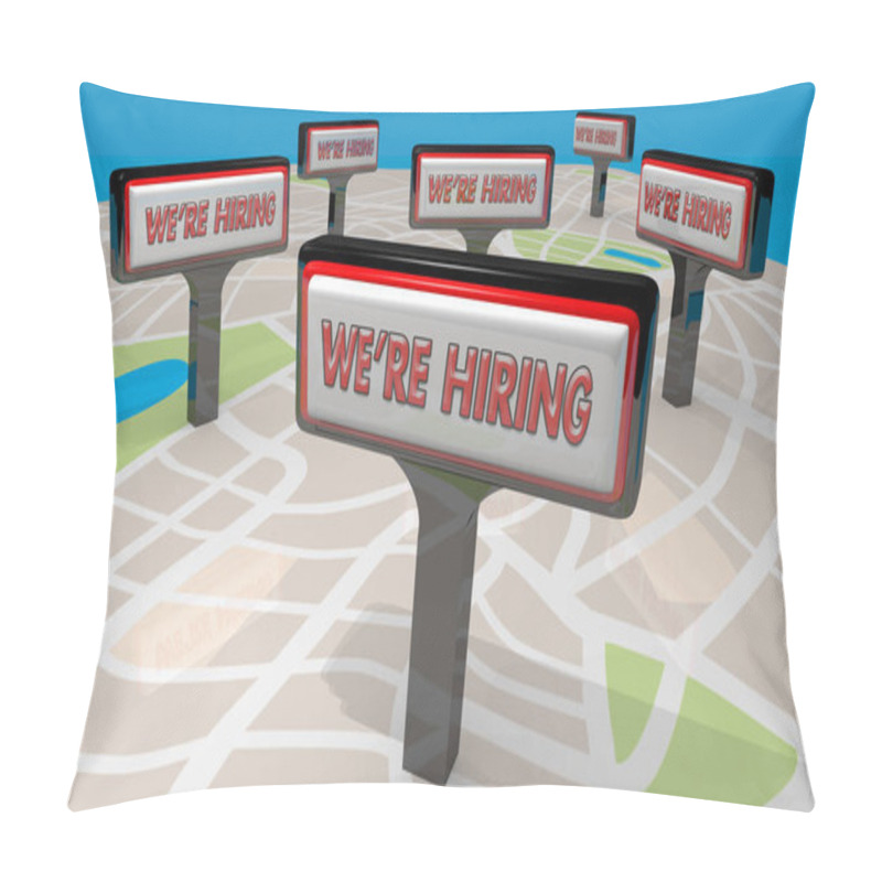 Personality  Were Hiring Signs  Pillow Covers