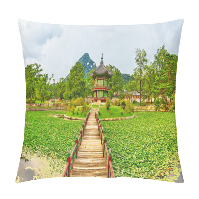 Personality  Gyeongbokgung Palace. South Korea. Panorama Pillow Covers