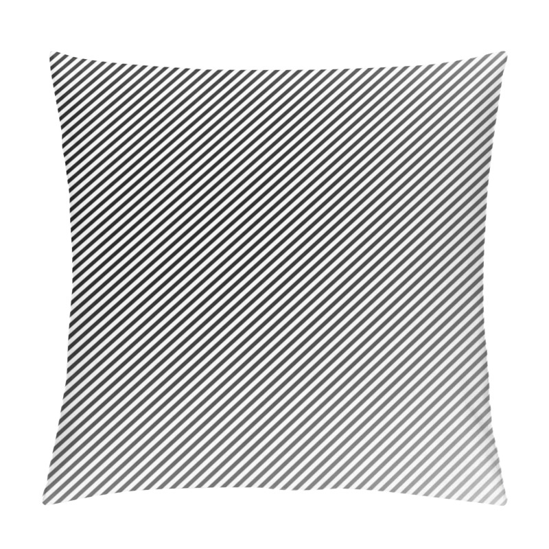 Personality  Straight Parallel Lines Monochrome Background Pillow Covers