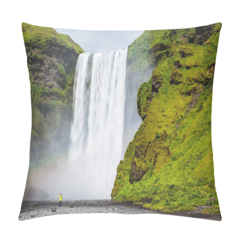 Personality  Magnificent Famous Waterfall Iceland Pillow Covers