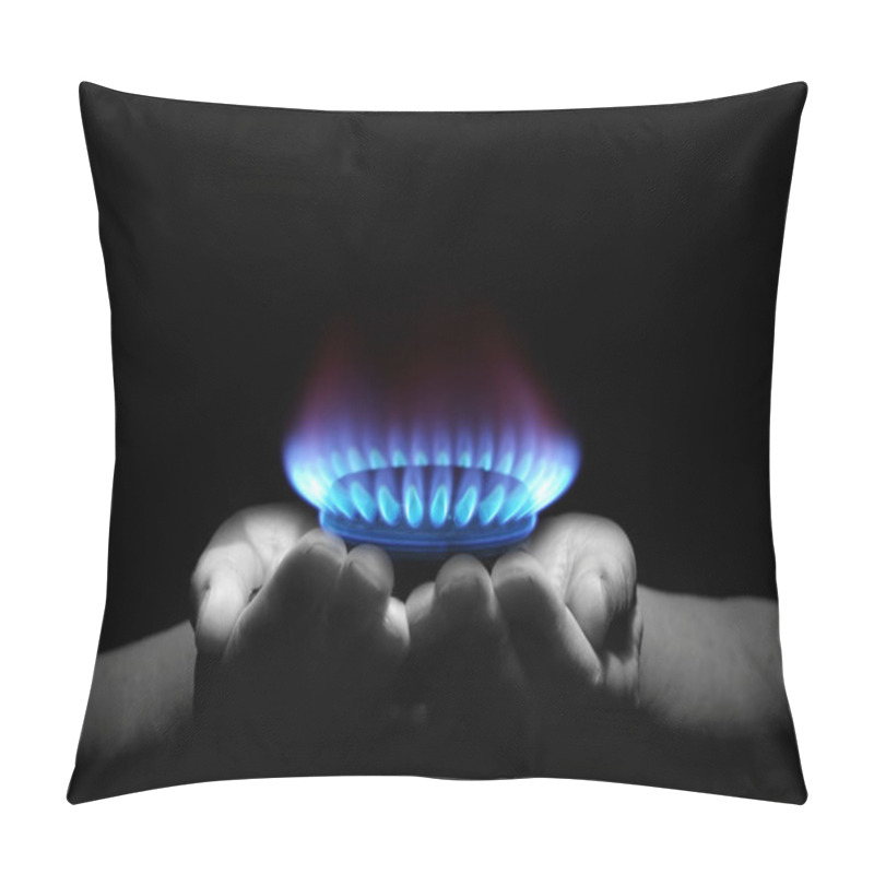 Personality  Flames Of Gas Stove Pillow Covers