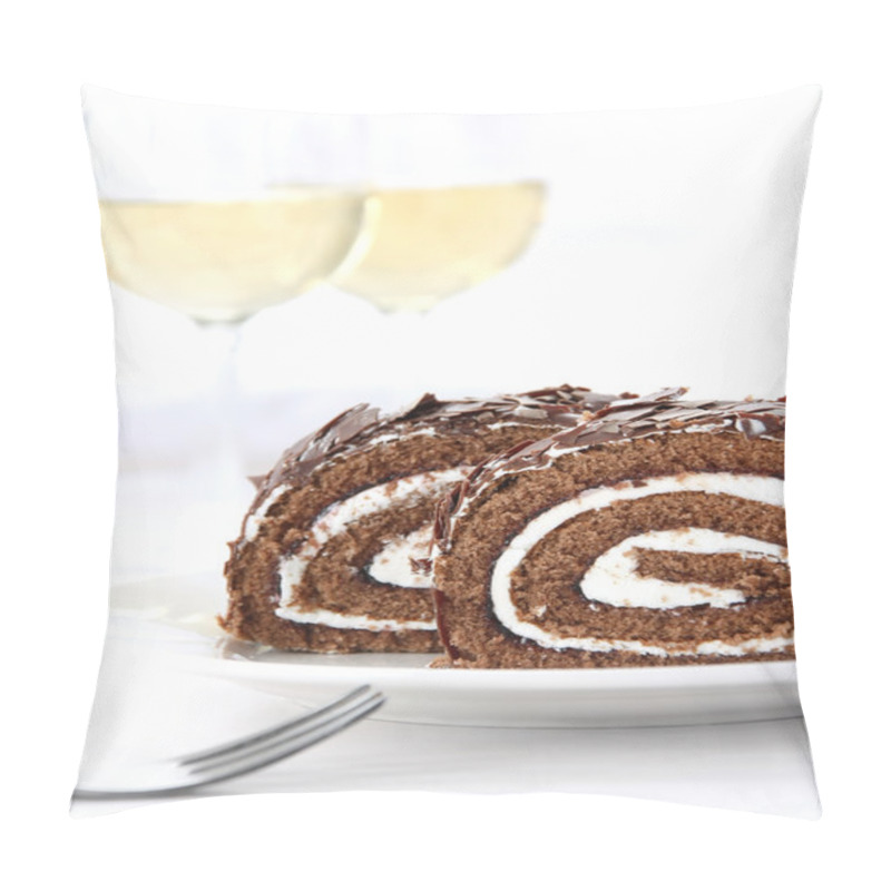 Personality  Black Forest Roulade Slice Pillow Covers