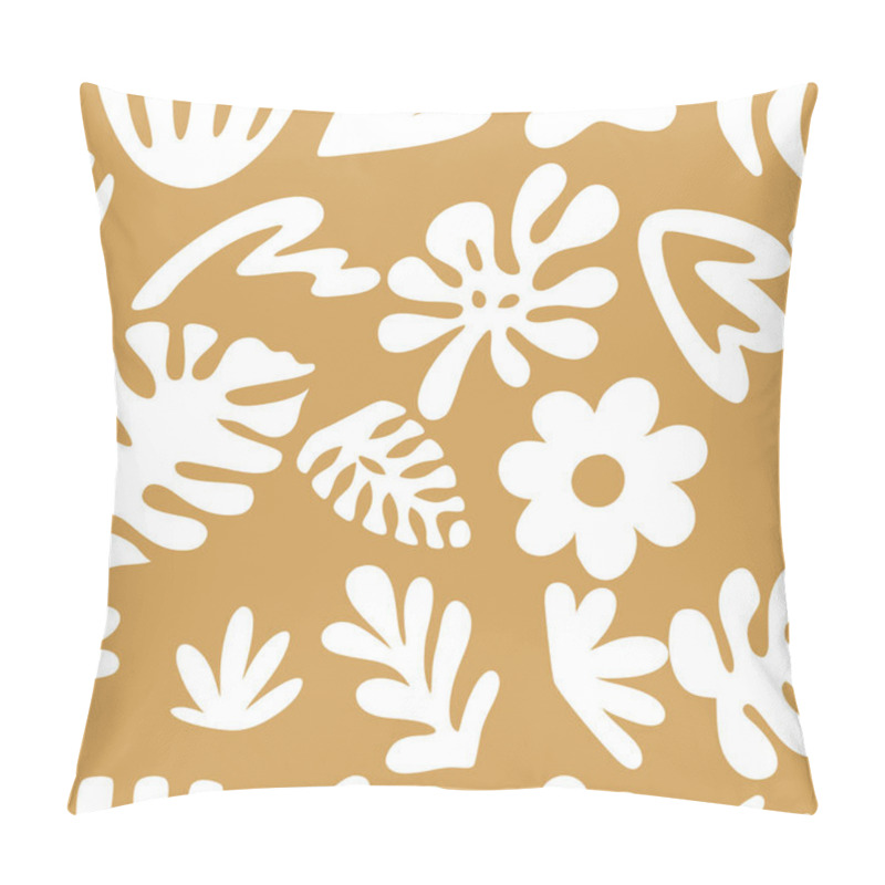 Personality  Tremdy Pattern  Background With Abstract Floral And Leaf Patterns Pillow Covers