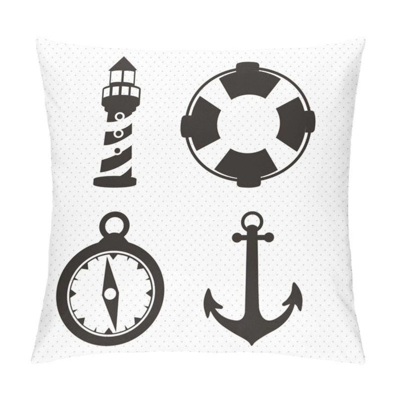 Personality  Offshore Icons Pillow Covers