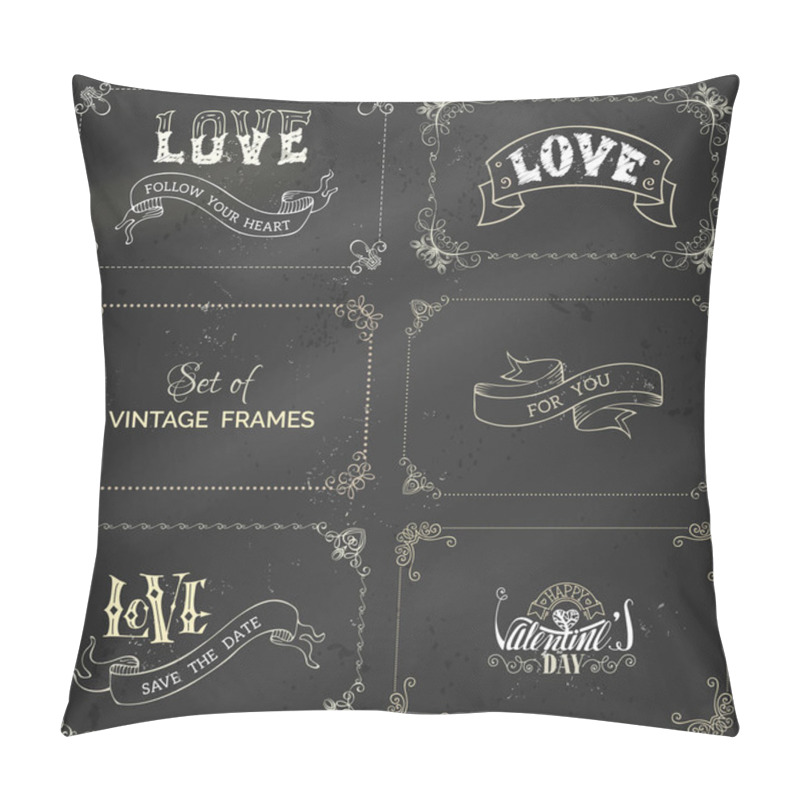 Personality  Valentines Day Greeting Cards Set Pillow Covers