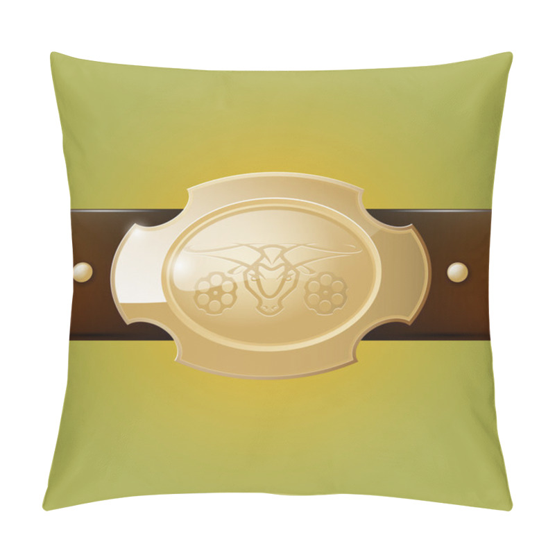 Personality  Vector Cowboy Belt Buckle Pillow Covers