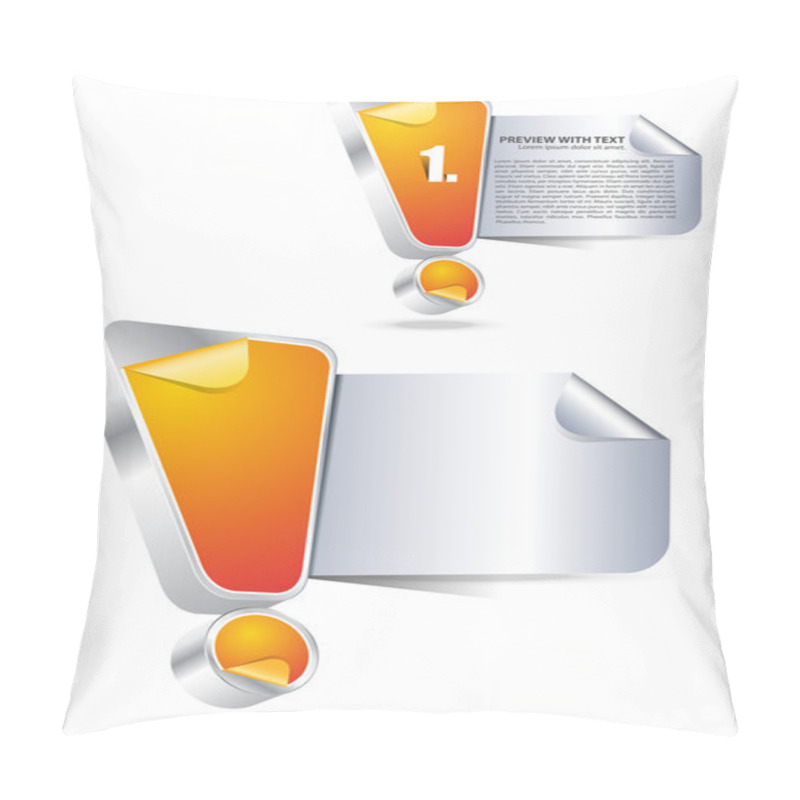 Personality  Vector Background For Text Alert Pillow Covers