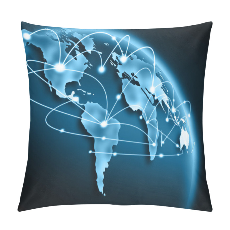 Personality  Best Internet Concept Of Global Business From Concepts Series Pillow Covers