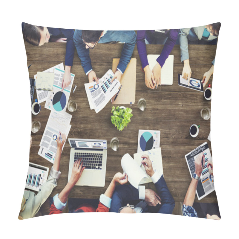 Personality  Business People Working Pillow Covers