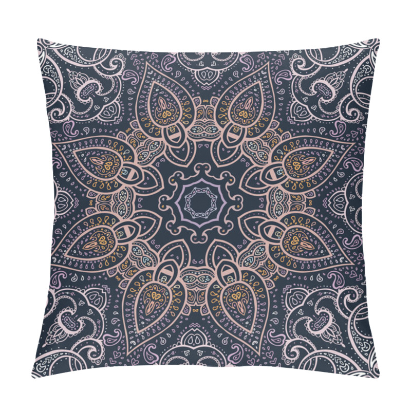 Personality  Mandala. Indian Decorative Pattern. Pillow Covers