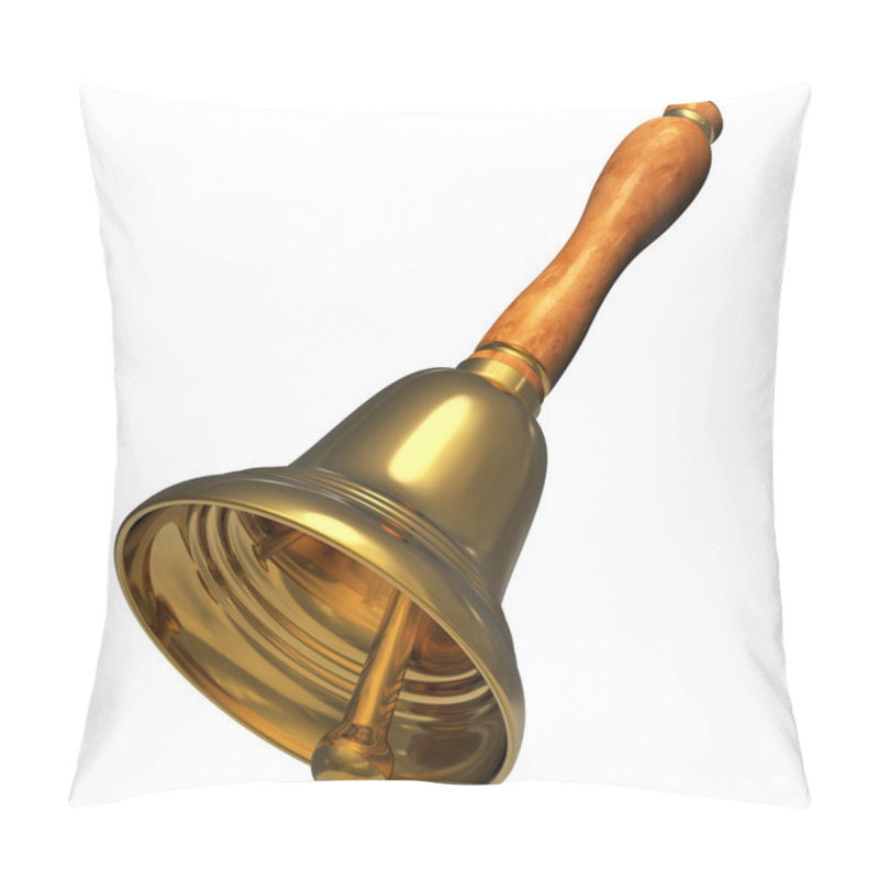 Personality  Golden Christmas Handbell Pillow Covers