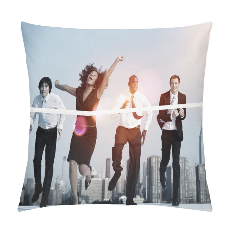 Personality  Business Woman Winning Competition Pillow Covers