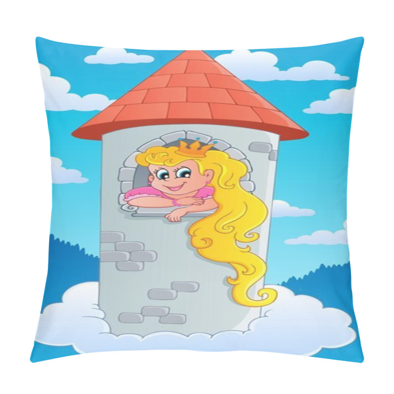 Personality  Fairy Tale Theme With Princess 2 Pillow Covers