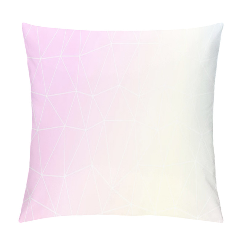 Personality  Triangles Mosaic Cover. Modern Design For You Business, Project. Vector Illustration. Blurred Background, Smooth Gradient Texture Color. Pillow Covers