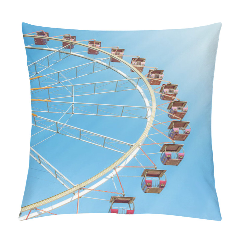 Personality  The Largest Ferris Wheel In Ukraine. Odessa, Shevchenko Park. Pillow Covers