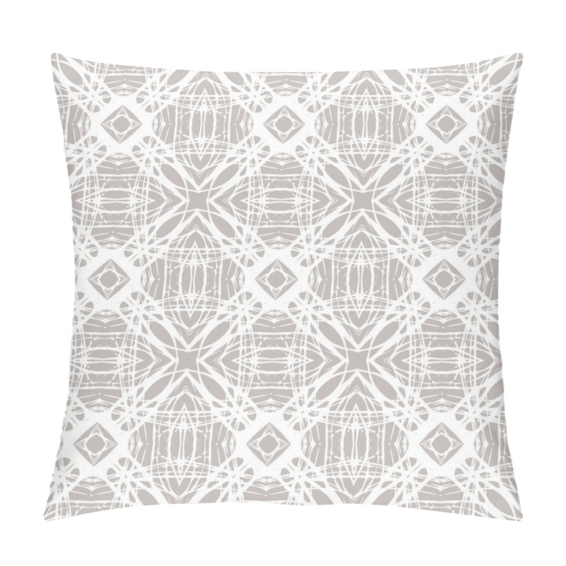 Personality  Pattern With Grey-silver Geometrical Shapes Pillow Covers