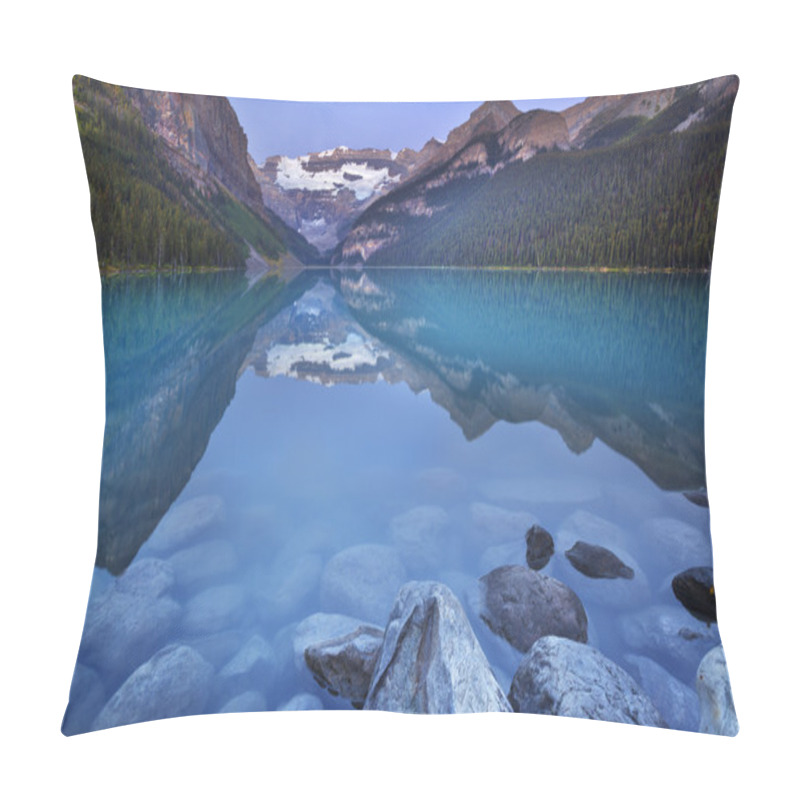 Personality  Lake Louise, Banff National Park, Canada At Dawn Pillow Covers