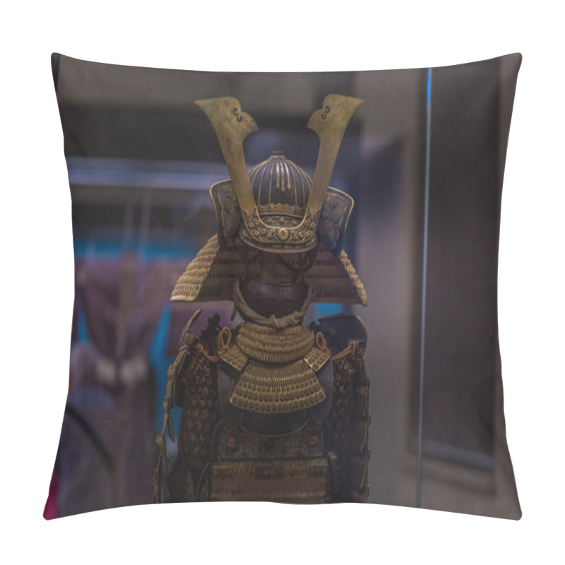 Personality  Tokyo - May 21, 2019: Samurai Armor In The Tokyo National Museum Pillow Covers