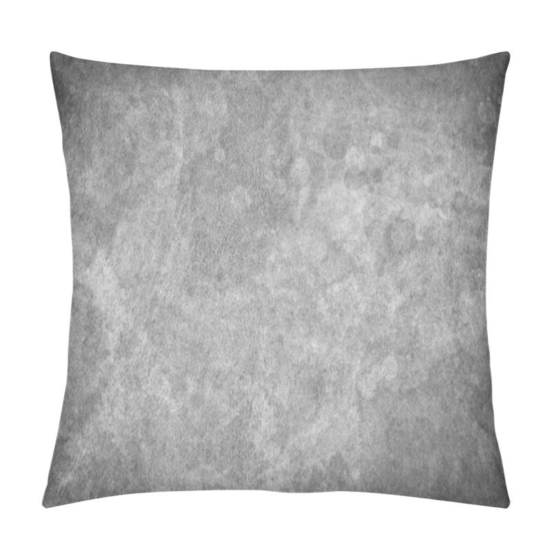 Personality  Old Dark Gray Cowhide Creasy Coarse Grunge Texture Sample Pillow Covers