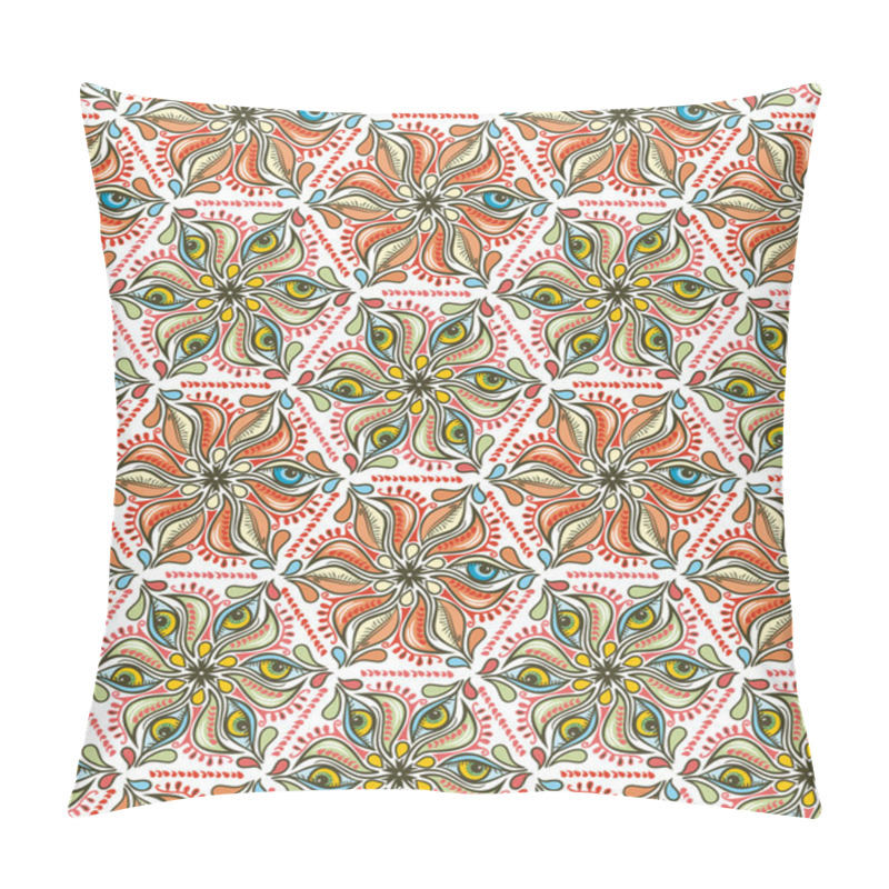 Personality  Seamless Floral Pattern Pillow Covers