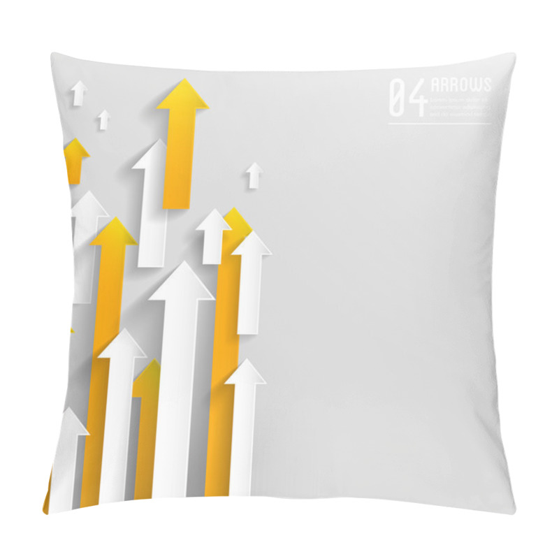 Personality  Paper Arrows Background Pillow Covers