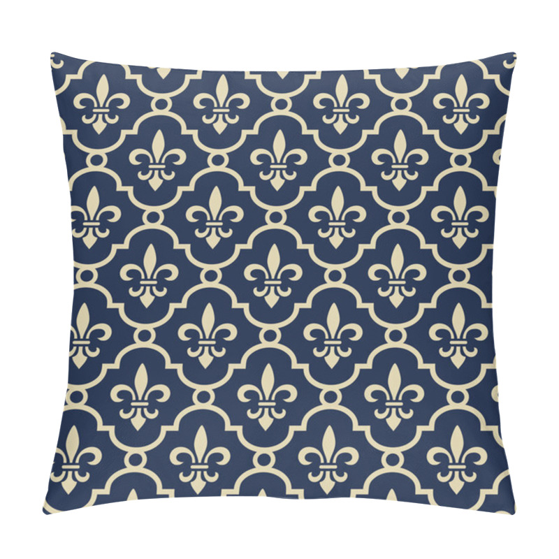 Personality  Royal Blue Background Pillow Covers