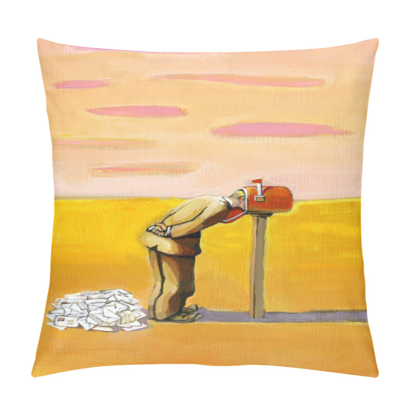 Personality  Impatience Aiting Mail Pillow Covers