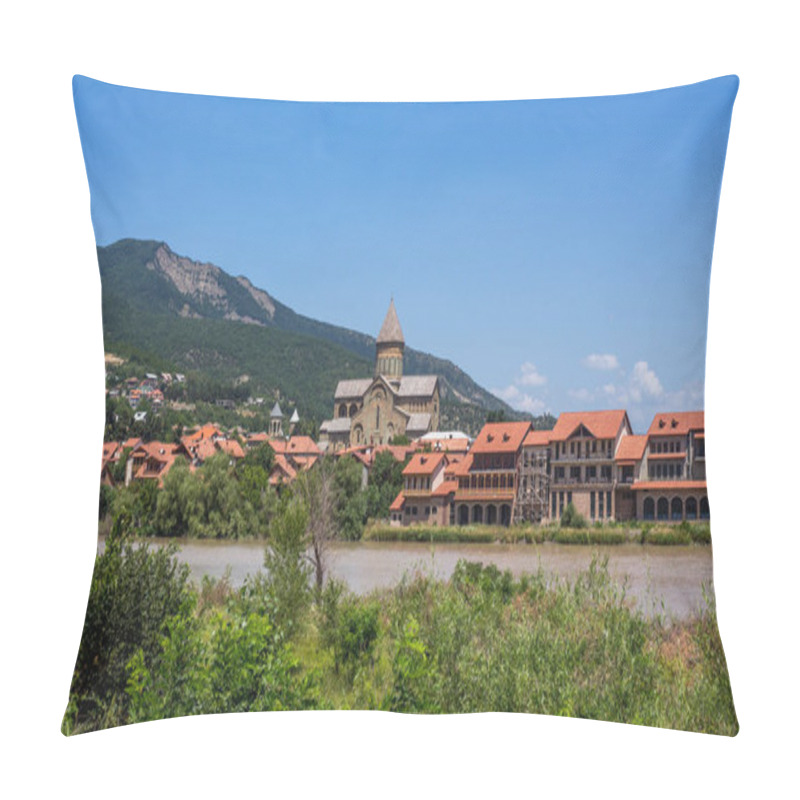 Personality  Ancient Orthodox Church, Svetitskhoveli. Mtskheta Georgia Pillow Covers