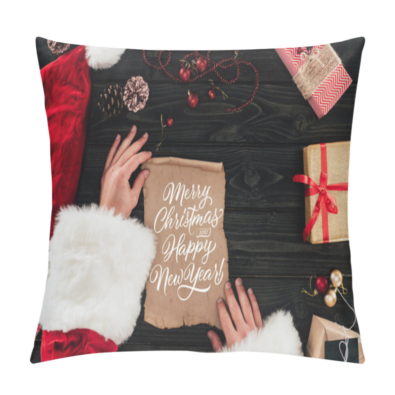 Personality  Merry Christmas And Happy New Year Pillow Covers